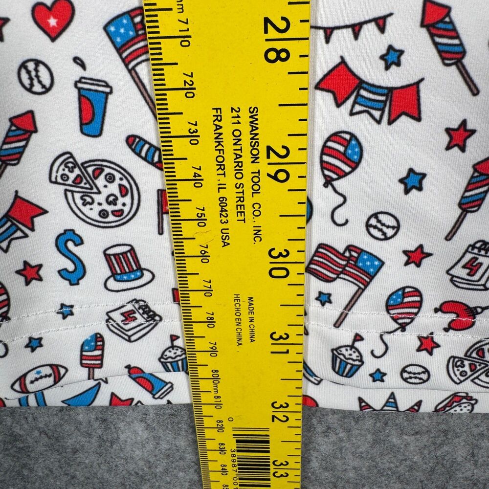 Sunday Swagger Polo Shirt Mens 3XL White Short Sleeve USA 4th Of July Print - Picture 10 of 10